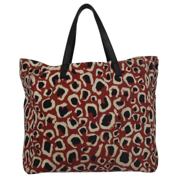GUCCI Tote Bag Canvas White Red 282439 Auth 106058 - Picture 2 of 16